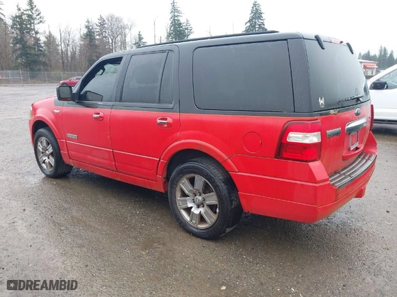 2008 Ford Expedition Limited with VIN 1FMFU20508LA36640, listed as a IAAI auction lot 41873154 with 185,826 mi miles. Bid and sale history available at carsss.com. Image 3.