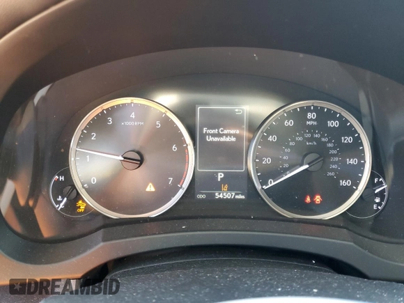 2019 Lexus IS with VIN JTHBA1D26K5090654, listed as a Copart auction lot 47735505 with 54,507 mi miles and Salvage Title. Bid and sale history available at carsss.com. Image 9.