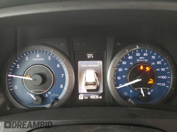2018 Toyota Sienna LE Auto Access Seat with VIN 5TDKZ3DC6JS944274, listed as a Copart auction lot 51341315 with 49,036 mi miles and Salvage Title. Bid and sale history available at DreamBid. Image 9.