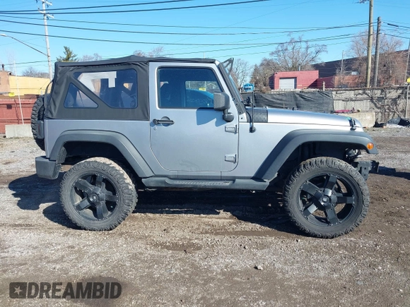 2013 Jeep Wrangler Sport with VIN 1C4AJWAG1DL595509, listed as a IAAI auction lot 41814406 with 59,263 mi miles and . Bid and sale history available at DreamBid. Image 14.