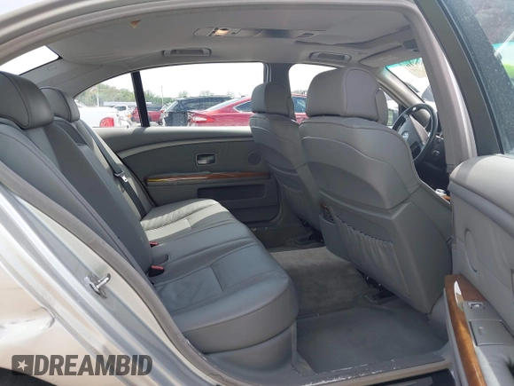 2003 BMW 7 Series 745Li with VIN WBAGN63443DR14666, listed as a IAAI auction lot 42088916 with 164,846 mi miles and . Bid and sale history available at DreamBid. Image 8.