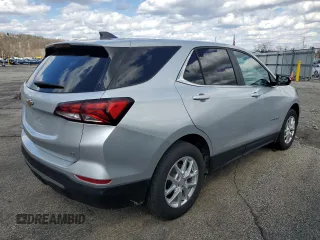2022 Chevrolet Equinox LT with VIN 2GNAXTEVXN6133456, listed as a Copart auction lot 49887245 with 154,437 mi miles and Clean Title. Bid and sale history available at carsss.com. Image 3.