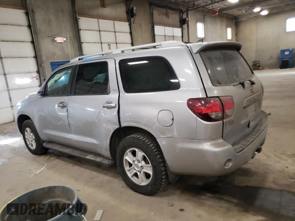 2019 Toyota Sequoia SR5 with VIN 5TDBY5G15KS168276, listed as a Copart auction lot 43376395 with 0 mi miles and Salvage Title. Bid and sale history available at carsss.com. Image 2.