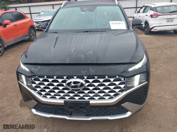 2021 Hyundai Santa Fe Limited with VIN 5NMS44AL5MH334415, listed as a IAAI auction lot 41105033 with 43,960 mi miles. Bid and sale history available at carsss.com. Image 12.