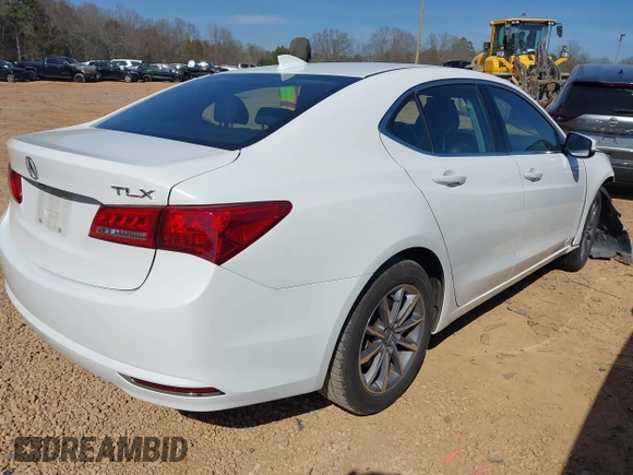 2018 Acura TLX with VIN 19UUB1F32JA000355, listed as a IAAI auction lot 41785280 with 120,023 mi miles and . Bid and sale history available at DreamBid. Image 4.