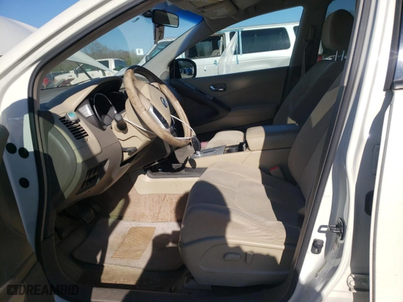 2010 Nissan Murano S with VIN JN8AZ1MU3AW013230, listed as a Copart auction lot 46337655 with 124,269 mi miles and Salvage Title. Bid and sale history available at carsss.com. Image 7.