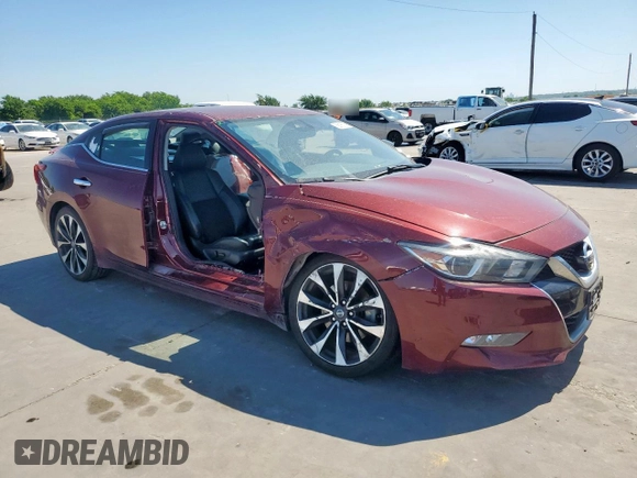 2017 Nissan Maxima Platinum with VIN 1N4AA6AP9HC432795, listed as a Copart auction lot 58165715 with 89,459 mi miles and Salvage title. Bid and sale history available at DreamBid. Image 4.