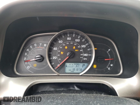 2013 Toyota RAV4 XLE with VIN JTMRFREV6D5027274, listed as a Copart auction lot 60207815 with 181,978 mi miles and Salvage title. Bid and sale history available at DreamBid. Image 9.