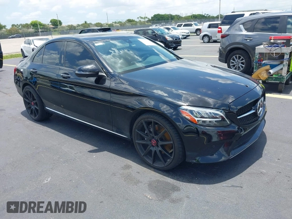 2020 Mercedes-Benz C 300 with VIN W1KWF8DB4LR581964, listed as a IAAI auction lot 42366657 with 43,337 mi miles and . Bid and sale history available at DreamBid. Image 1.
