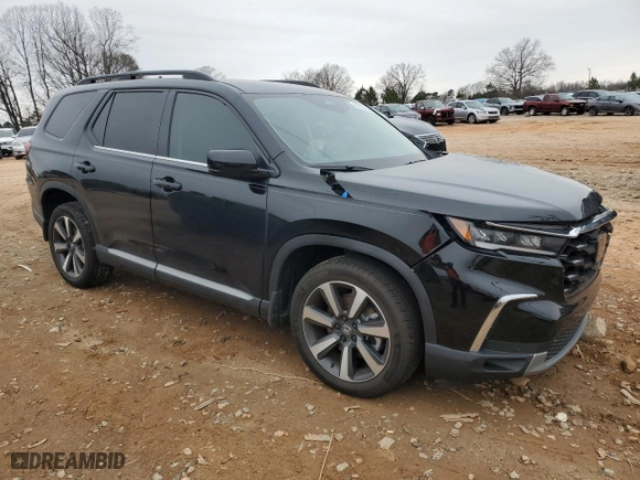 2023 Honda Pilot Touring with VIN 5FNYG2H70PB011362, listed as a Copart auction lot 44759765 with 19,676 mi miles and Salvage Title. Bid and sale history available at carsss.com. Image 4.