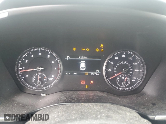 2023 Hyundai Santa Fe SEL with VIN 5NMS2DAJXPH547479, listed as a Copart auction lot 50377855 with 14,670 mi miles and Salvage Title. Bid and sale history available at DreamBid. Image 9.
