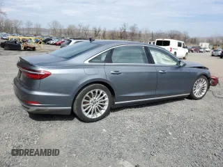 2019 Audi A8 L with VIN WAU8DAF83KN010101, listed as a Copart auction lot 52979775 with 32,882 mi miles and Salvage Title. Bid and sale history available at carsss.com. Image 3.
