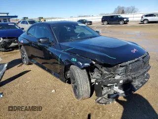 2023 BMW 2 Series 230i xDrive with VIN 3MW33CM07P8D30067, listed as a Copart auction lot 46489275 with 42,128 mi miles and Salvage Title. Bid and sale history available at carsss.com. Image 4.