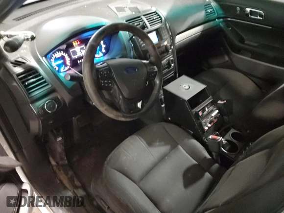 2016 Ford Utility Police Interceptor with VIN 1FM5K8AR4GGC26051, listed as a Copart auction lot 66095104 with 103,324 mi miles and Salvage Title. Bid and sale history available at carsss.com. Image 8.