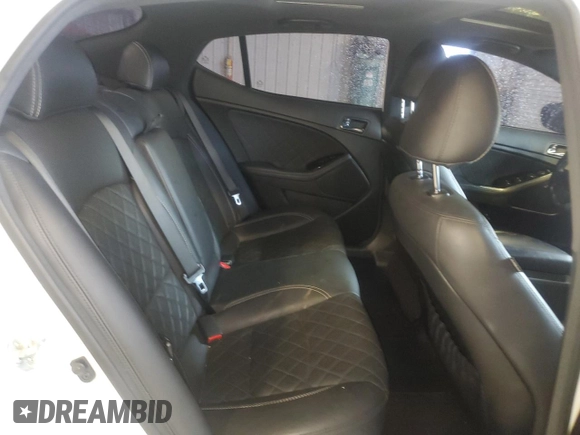 2015 Kia Optima SX Turbo with VIN 5XXGR4A6XFG443245, listed as a Copart auction lot 50758995 with 171,535 mi miles and Salvage Title. Bid and sale history available at carsss.com. Image 10.