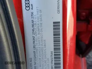 2015 Audi A6 with VIN WAUHMBFC1FN027544, listed as a Copart auction lot 53960404 with 104,428 mi miles and Salvage title. Bid and sale history available at DreamBid. Image 14.