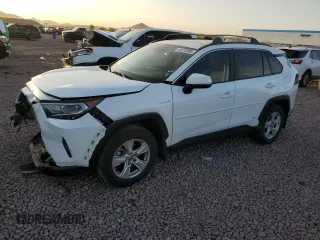 2021 Toyota RAV4 Hybrid XLE with VIN JTMRWRFV0MD117606, listed as a Copart auction lot 52412695 with 64,682 mi miles and Salvage Title. Bid and sale history available at carsss.com. Image 1.