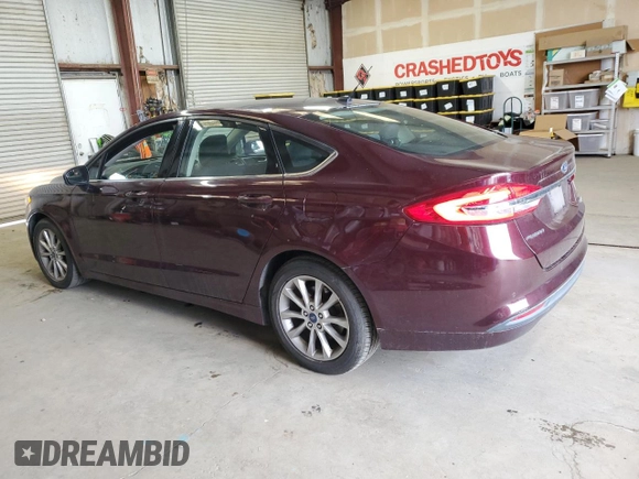 2017 Ford Fusion SE with VIN 3FA6P0HD0HR299617, listed as a Copart auction lot 54745165 with 124,594 mi miles and Clean title. Bid and sale history available at DreamBid. Image 2.