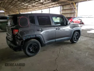 2017 Jeep Renegade Sport z VIN ZACCJAAB6HPF50258, wystawiony jako Copart lot #57256025 z przebiegiem 108 238 mil mil oraz Szkoda całkowita • Salvage title. Historia ofert i sprzedaży dostępna na DreamBid. Obrazek 3.