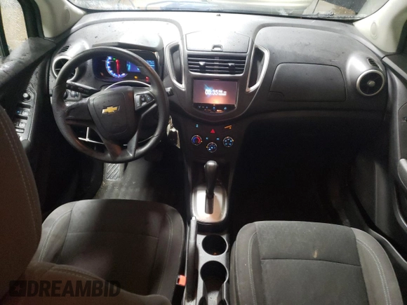 2016 Chevrolet Trax LS with VIN KL7CJNSB3GB545871, listed as a Copart auction lot 47133575 with 101,693 mi miles and Salvage Title. Bid and sale history available at carsss.com. Image 8.