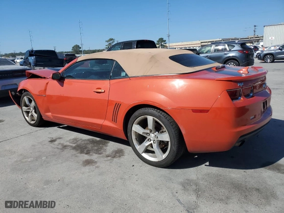 2012 Chevrolet Camaro 2LT with VIN 2G1FC3D31C9100361, listed as a Copart auction lot 77345114 with 163,872 mi miles and Salvage Title. Bid and sale history available at carsss.com. Image 2.