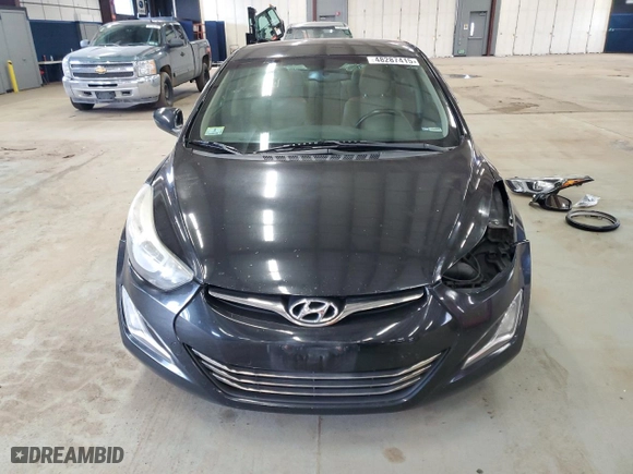 2014 Hyundai Elantra SE with VIN KMHDH4AE4EU172085, listed as a Copart auction lot 48287415 with 72,160 mi miles and Salvage Title. Bid and sale history available at carsss.com. Image 5.