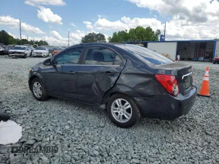 2016 Chevrolet Sonic LT with VIN 1G1JC5SH4G4119418, listed as a Copart auction lot 55809185 with 97,740 mi miles and Salvage title. Bid and sale history available at DreamBid. Image 2.