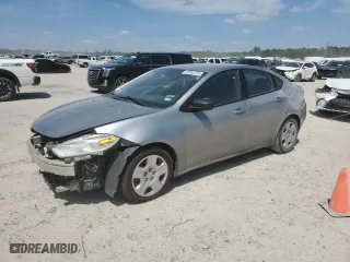 2015 Dodge Dart SE with VIN 1C3CDFAA9FD237233, listed as a Copart auction lot 53552225 with 146,086 mi miles and Salvage Title. Bid and sale history available at carsss.com. Image 1.
