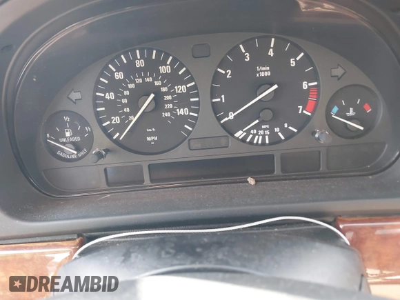 2002 BMW 5 Series 530iA with VIN WBADT63442CH91578, listed as a IAAI auction lot 41249127 with Not Provided miles. Bid and sale history available at carsss.com. Image 7.