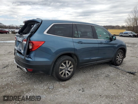 2020 Honda Pilot EX-L with VIN 5FNYF5H5XLB011379, listed as a Copart auction lot 50959185 with 88,664 mi miles and Salvage Title. Bid and sale history available at carsss.com. Image 3.