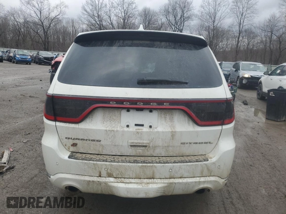 2021 Dodge Durango Citadel with VIN 1C4RDJEGXMC663118, listed as a Copart auction lot 43566615 with 83,284 mi miles and Salvage title. Bid and sale history available at DreamBid. Image 6.