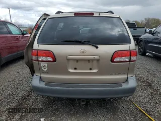 2002 Toyota Sienna LE with VIN 4T3ZF13C32U461354, listed as a Copart auction lot 51714785 with 342,576 mi miles and Salvage Title. Bid and sale history available at carsss.com. Image 6.