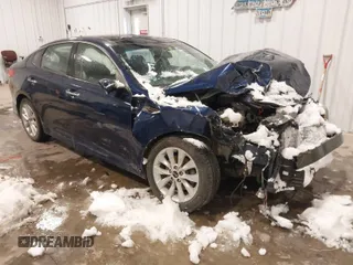 2017 Kia Optima EX with VIN 5XXGU4L31HG152217, listed as a IAAI auction lot 41726906 with 97,681 mi miles. Bid and sale history available at carsss.com. Image 1.