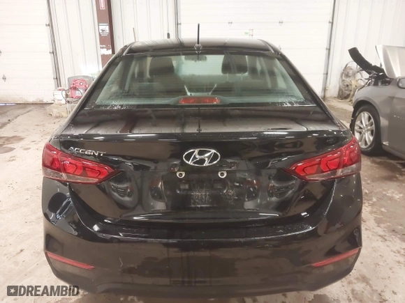 2022 Hyundai Accent SE with VIN 3KPC24A65NE166577, listed as a IAAI auction lot 41708850 with 17,566 mi miles. Bid and sale history available at carsss.com. Image 17.
