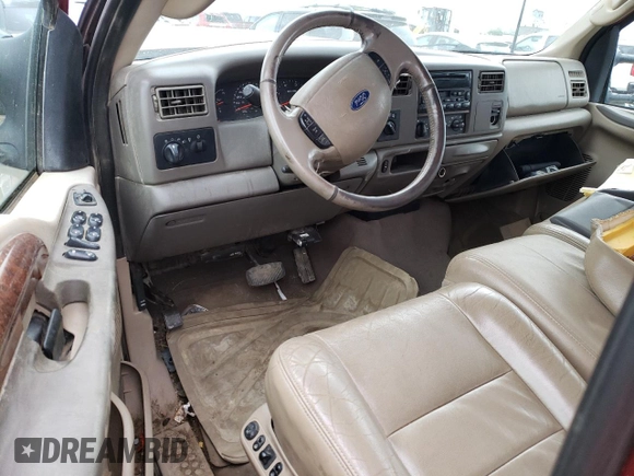 2003 Ford Super Duty F-250 XL with VIN 1FTNW21P93EC88958, listed as a Copart auction lot 66421014 with 0 mi miles and Salvage Title. Bid and sale history available at carsss.com. Image 8.