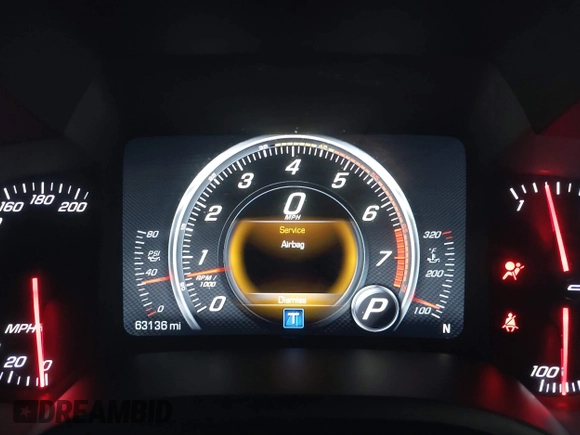2016 Chevrolet Corvette 1LT with VIN 1G1YB2D7XG5116263, listed as a IAAI auction lot 41756159 with 63,136 mi miles. Bid and sale history available at carsss.com. Image 7.