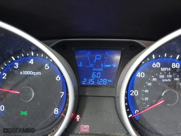 2014 Hyundai Tucson Limited with VIN KM8JU3AG0EU802629, listed as a IAAI auction lot 41315522 with 215,128 mi miles. Bid and sale history available at carsss.com. Image 15.