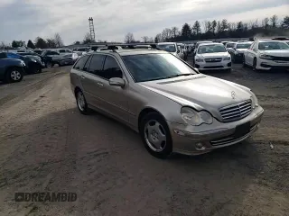 2005 Mercedes-Benz C 240 with VIN WDBRH81J65F655157, listed as a Copart auction lot 45287645 with 185,278 mi miles and Salvage title. Bid and sale history available at DreamBid. Image 10.