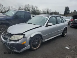 2002 Mazda Protege with VIN JM1BJ245221630252, listed as a Copart auction lot 46072335 with 175,758 mi miles and Salvage Title. Bid and sale history available at DreamBid. Image 1.
