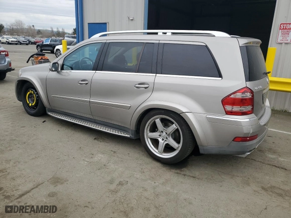 2008 Mercedes-Benz GL-Class 5.5L with VIN 4JGBF86E38A343301, listed as a Copart auction lot 47605005 with 147,223 mi miles and Salvage Title. Bid and sale history available at carsss.com. Image 2.