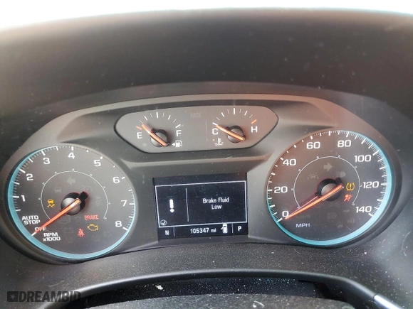2020 Chevrolet Equinox LS with VIN 2GNAXHEV8L6131585, listed as a Copart auction lot 45272745 with 105,347 mi miles and Non Repairable. Bid and sale history available at carsss.com. Image 9.