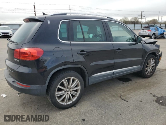2012 Volkswagen Tiguan SE with VIN WVGAV7AX2CW535869, listed as a Copart auction lot 50589445 with 114,978 mi miles and Salvage Title. Bid and sale history available at DreamBid. Image 3.