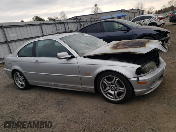 2001 BMW 3 Series 330Ci with VIN WBABN53461JU24684, listed as a Copart auction lot 51159385 with Not Provided miles and Salvage Title. Bid and sale history available at carsss.com. Image 4.