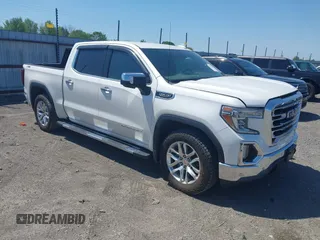 2020 GMC Sierra 1500 SLT z VIN 3GTU9DED5LG326984, wystawiony jako IAAI lot #41957627 z przebiegiem 106 637 mil mil oraz . Historia ofert i sprzedaży dostępna na DreamBid. Obrazek 1.