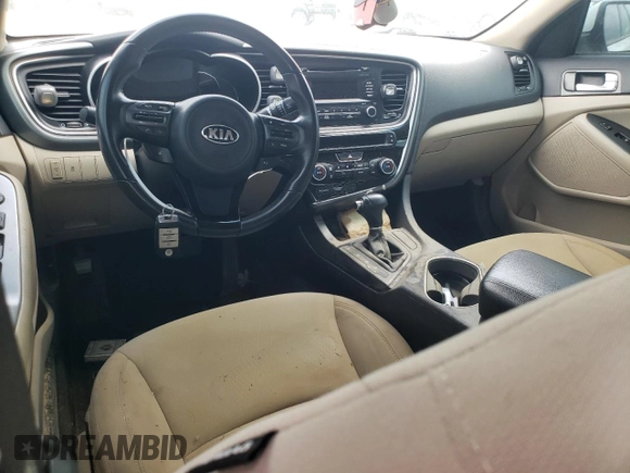 2015 Kia Optima z VIN KNAGM4ADXF5084090, wystawiony jako Copart lot #54019845 z przebiegiem Nie podano mil oraz Szkoda całkowita • Salvage title. Historia ofert i sprzedaży dostępna na DreamBid. Obrazek 8.