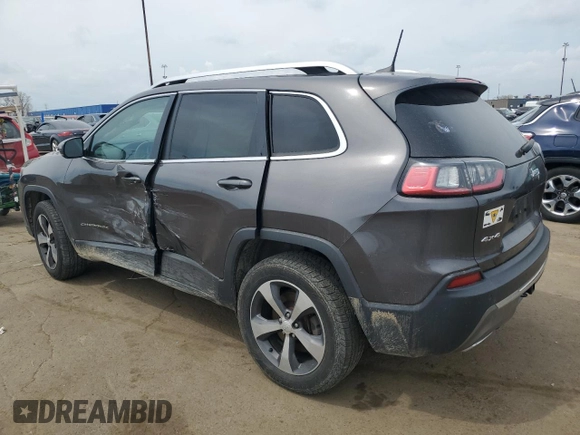 2019 Jeep Cherokee Limited with VIN 1C4PJMDX6KD134940, listed as a Copart auction lot 53674725 with 120,088 mi miles and Salvage title. Bid and sale history available at DreamBid. Image 2.