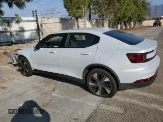 2023 Polestar 2 with VIN YSMEG3KA0PL141074, listed as a Copart auction lot 74339014 with 36,436 mi miles and Salvage Title. Bid and sale history available at carsss.com. Image 2.