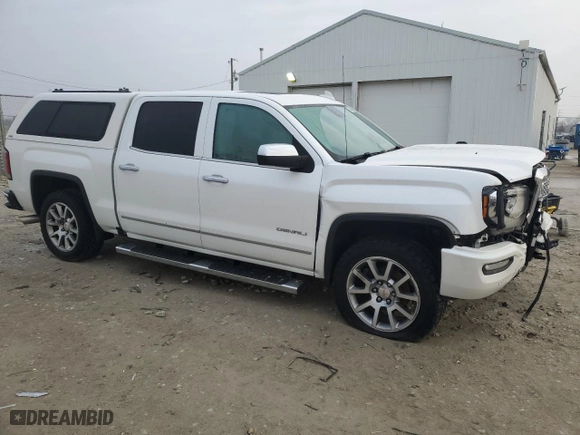2017 GMC Sierra 1500 Denali with VIN 3GTU2PEC1HG441019, listed as a Copart auction lot 86255594 with 110,685 mi miles and Salvage Title. Bid and sale history available at carsss.com. Image 4.