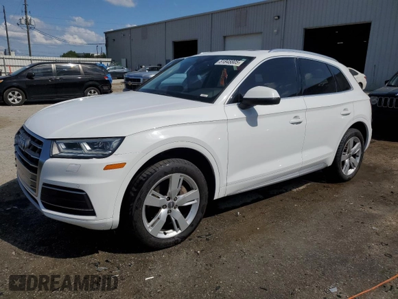2018 Audi Q5 Premium Plus with VIN WA1BNAFY8J2011941, listed as a Copart auction lot 51845805 with 131,273 mi miles and Non Repairable. Bid and sale history available at DreamBid. Image 1.