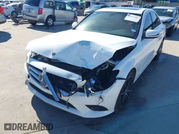2021 Mercedes-Benz C 300 with VIN W1KWF8DB8MR631444, listed as a IAAI auction lot 41367085 with 36,845 mi miles and . Bid and sale history available at DreamBid. Image 6.